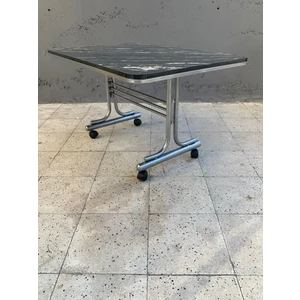 Tekerlekli Orta Sehpa, Eralya, Pratik Orta Sehpa, 70X110CM Masa, Çok Amaçlı Masa, Tekerli Sehpa