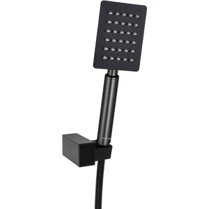 Mafsallı El Duş Takımı Çelik Başlık Siyah KMS104-B