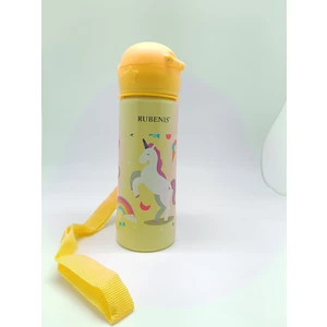 Unicorn Figürlü Çelik Matara Sarı 500  ml   R cm  01