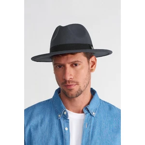 Erkek Ayarlanabilir Füme Fedora Şapka