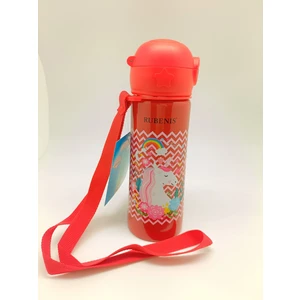 Unicorn Figürlü Çelik Matara Kırmızı 500  ml   R cm  01