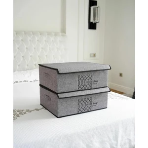 Emir-Ay 2 Adet Keçe Kapaklı Çok Amaçlı Baza Kutu Düzenleyici 50*40*19