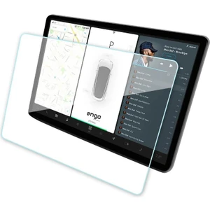 Tesla Model Y Ekran Koruyucu 15 Inç ile Uyumlu Şeffaf Nano