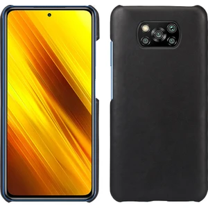 4U Sky Crazy Horse Pu Deri Kaplı Xiaomi Poco X3 Nfc/poco X3-Black Için (Yurt Dışından)