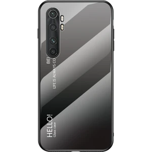 4U Sky Gradyan Renk Temsilli Cam+Pc+Tpu Hibrit Kapak Xiaomi Mi Note 10 Lite-Gre (Yurt Dışından)