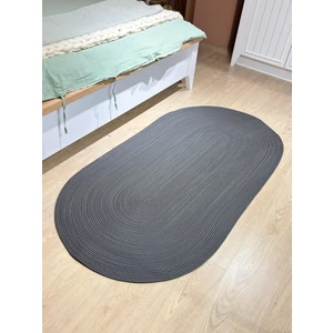 Mavaux Oval Hasır Görünümlü Jüt Kilim