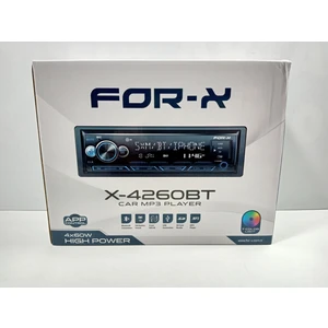 Teyp – For-X X-4260BT 4X60W Bluetoothlu 7 Renk Oto Teyp