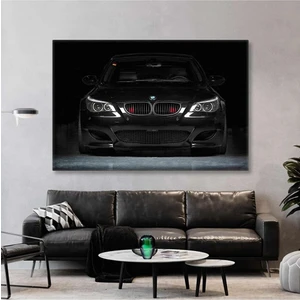 Son Model Asil Araba Spor Araba Bmw 5 Serisi E60 Kasa E 60 Kanvas Tablo AR030178