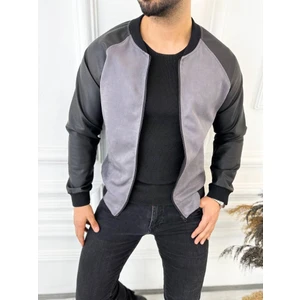 Elku Moda Mont Hakim Yaka Spor Kesim Su ve Rüzgar Geçirmez Yeni Sezon Kol Deri Ceket