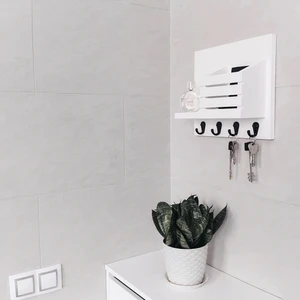 Aden Home Duvar Askılığı, Anahtar Askısı, Dekoratif Kapı Süsü Anahtarlık, Duvar Rafı, ANH34