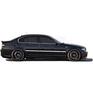 Alminox Oto  Bmw 3 Serisi E46 Krom Yan Kapı Çıtası 6 Prç 1998-2005