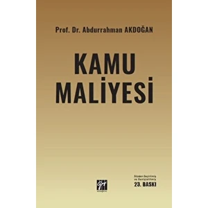Kamu Maliyesi - Abdurrahman Akdoğan