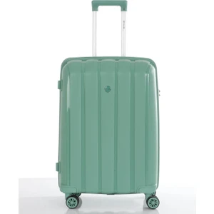 V305 Orta Boy Polipropilen Tekerlekli Valiz Bavul Seyahat Tatil Kırılmaz Süper Esnek