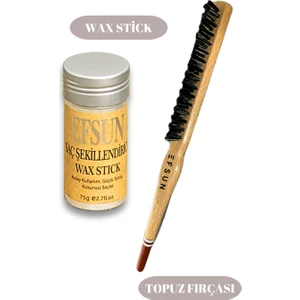 Wax Stick ve Profesyonel Topuz Fırçası