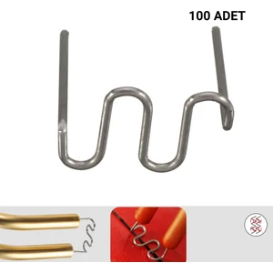 100 Adet 0,8mm Dalgalı Tip Plastik Kaynak Zımba Teli