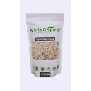 White Organic Organik Yulaf Ezmesi 400 GR Yerli Yulaf Taş Değirmen