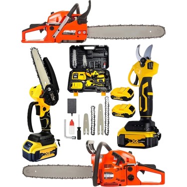 SCHUTZENGER 3'lü Set 7.9 Hp Benzinli Odun Ağaç Kesme Hızar Fiyatı