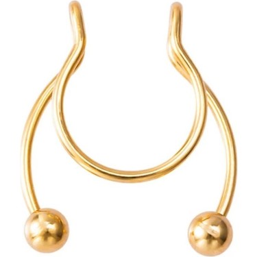 Fake gold deals septum ring