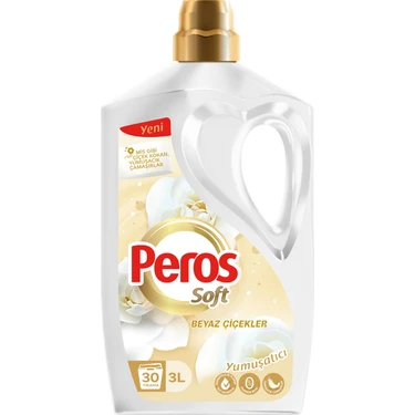 PEROS 3 L YUMUŞATICI BEYAZ ÇİÇEKLER