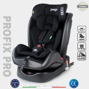 Prego Profix 0-36 kg 360 ° Dönebilen İsofix'li Oto