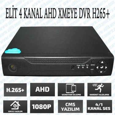 Elit 4 Kanal Ahd Dvr 1080N Xmeye Hibrit Kayıt