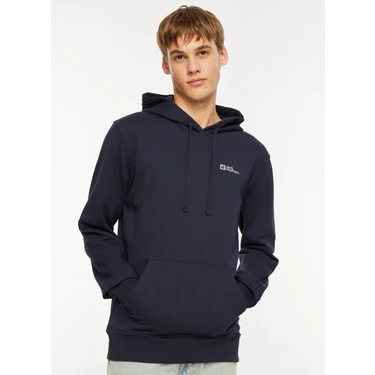 Jack Wolfskin Tommy Hoody Lacivert Erkek Kapüşonlu Sweatshirt