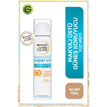 Garnier Ambre Solaire Makyaj Üstü Güneş Koruyucu Yüz