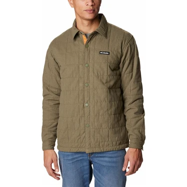 Landroamer Quilted Shirt Jacket Erkek Uzun Kollu