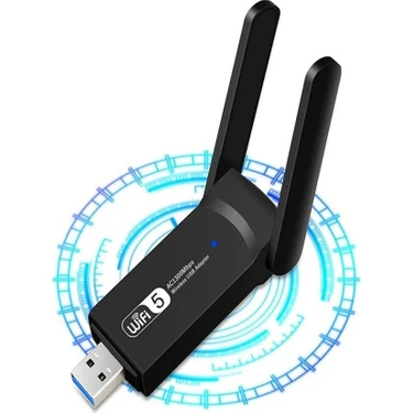 Upeka AC1300 Mbps Dual Band USB 3.0 Adaptör Kablosuz Wifi Alıc Iwindows