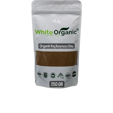 White Organic Organik Keçiboynuzu Unu 250 gr Glutensiz