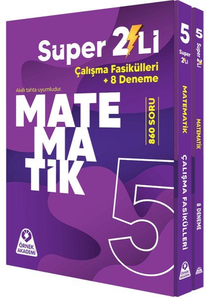 5. Sınıf Süper 2'li Matematik Seti