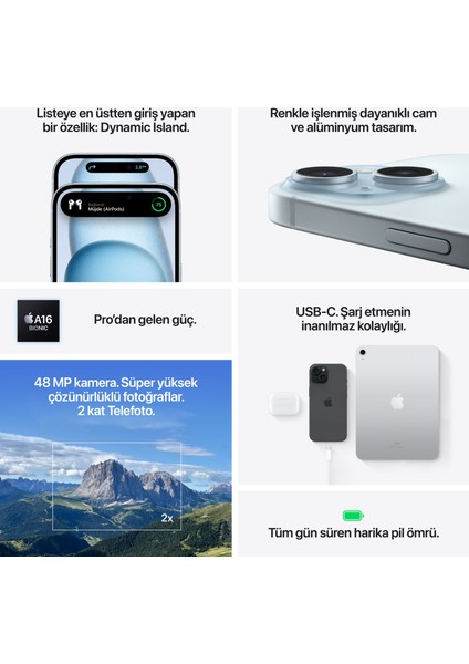 iPhone 15 512 GB (Apple Türkiye Garantili) Sıfırdan Farksız Ürün