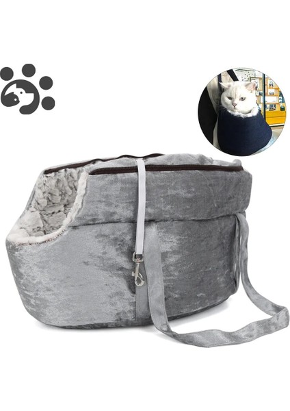 Mavi Kadife Kedi Taşıma Çantası Kediler Için Sırt Çantası Panier Çanta Kedi Seyahat Için Peluş Kediler Çanta Sırt Çantası Yatak Köpek Pet Kedi Aksesuarla (Yurt Dışından) fırsatları