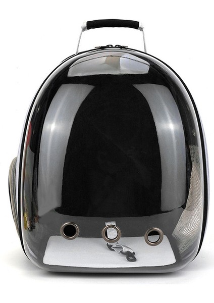 Siyah Evcil Köpek Taşıma Taşıyıcı Kedi Taşıma Çantası Uzay Pet Sırt Çantası Nefes Taşınabilir Şeffaf Sırt Çantası Köpek Uzay Kapsülü Çantası (Yurt Dışından)
