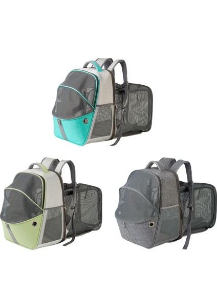 Gri Kedi Sırt Çantası Taşıyıcı Küçük Köpekler Gezisi Için Genişletilebilir Pet Seyahat Çantaları (Yurt Dışından) indirimleri
