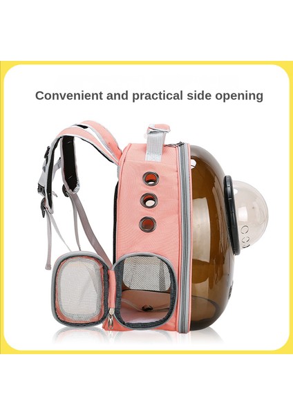 Pembe B Pet Kedi Sırt Çantası Büyük Taşınabilir Köpek Taşıma Çantası Seyahat Kabarcık Nefes Şeffaf Uzay Kapsülü Sırt Çantası Evcil Hayvan Taşıyıcı Kedi Için (Yurt Dışından) fırsatları