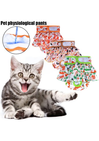 1 Adet Rastgele Renk Xl Kedi Köpek Çiçek Bezi Sıhhi Fizyolojik Pantolon Yıkanabilir Kadın Köpek Iç Giyim Evcil Köpekler Tedarik Forudesigns Köpek Iç Giyim Yzl (Yurt Dışından) modelleri