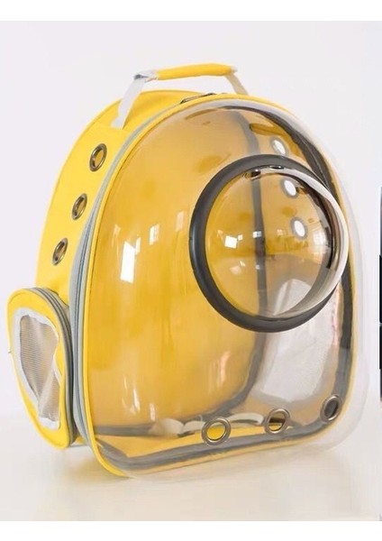 Sarı Kapaklı L Kedi Sırt Çantası, Şeffaf Uzay Kapsülü, Evcil Hayvan Çantası, Çift Omuz Köpek Sırt Çantası, Katlanabilir Kedi Taşıyıcı Kedi Sırt Çantası Evcil Hayvan (Yurt Dışından)