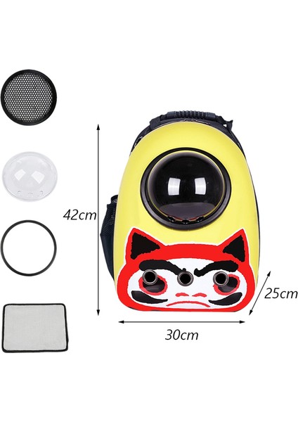 Sevimli Kedi S-Altında 6.0 kg Pet Karikatür Baskı Kedi Sırt Çantası Taşıyıcı Pet Açık Seyahat Malzemeleri Kediler Için Yavru Nefes Kedi Taşıma Çantaları Mochila Para Gato (Yurt Dışından)