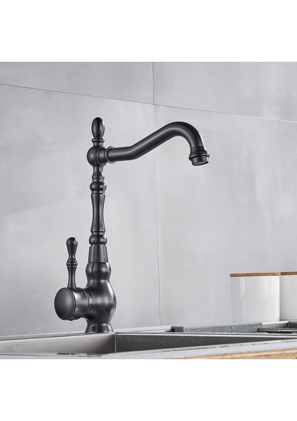 Mutfak Lavabo Evye Bataryası Siyah Tasarım Adınıza Faturalı