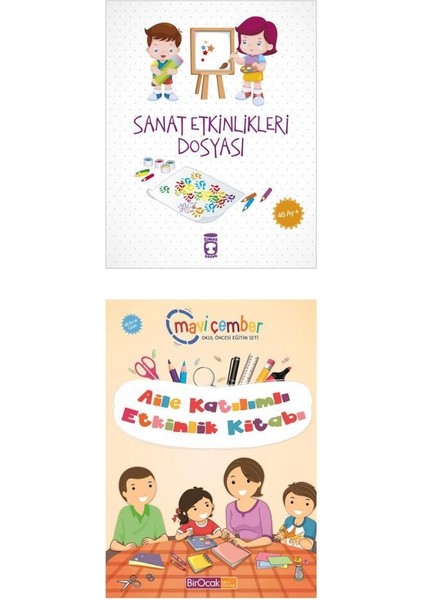 Aile Çocuk Etkinlik Kitabı 48 Ay Üzeri (2 Kitap)