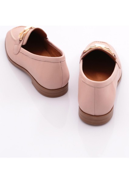 06 Kadın Dikiş Detayli Çiçek Süsleme Babet modelleri