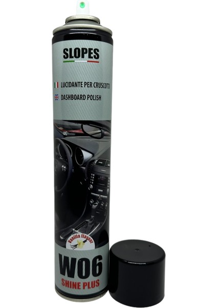 W06 Shine Plus Torpido Parlatıcı Sprey Vanilya 500ML.