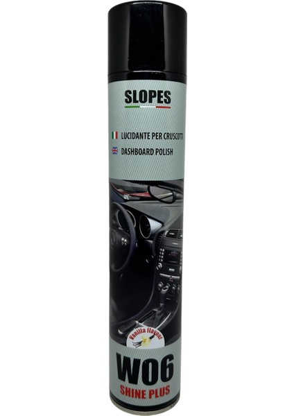 W06 Shine Plus Torpido Parlatıcı Sprey Vanilya 500ML.