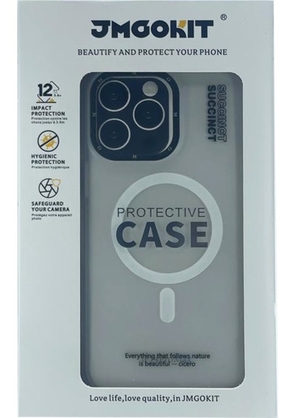 Apple iPhone 15 Pro Uyumlu NT-N002 Magsafe Arka Koruma Kılıf