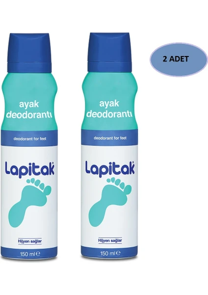 Ayak Deodorantı 150 ml 2'li