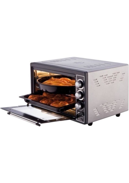 Dn 3906L 40 Lt Gurme Midi Fırın Gri