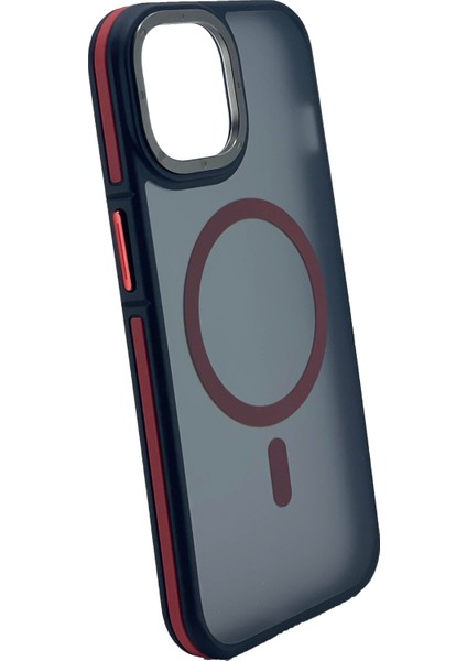 Apple iPhone 15 Uyumlu Metal Çerçeveli Skın Frıendly Magsafe Seri Arka Koruma Kılıf fiyatları