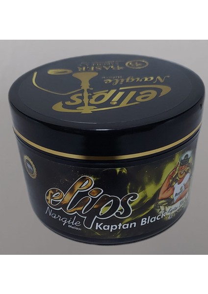 Kaptan Black 125 Elips Nargilemelass