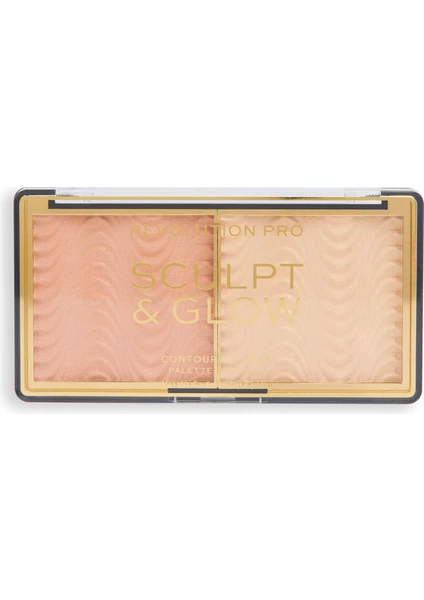 Revolution Pro Highlighter Sculpt & Glow Palette Light Medium 8 gr